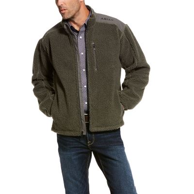 Ariat El Capitan Pile Fleece - Trui Grijs Heren - 26305-543